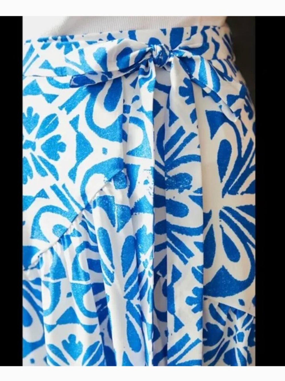 Anthropologie  Hutch Printed Wrap Maxi Skirt Large NWT - Picture 4 of 12